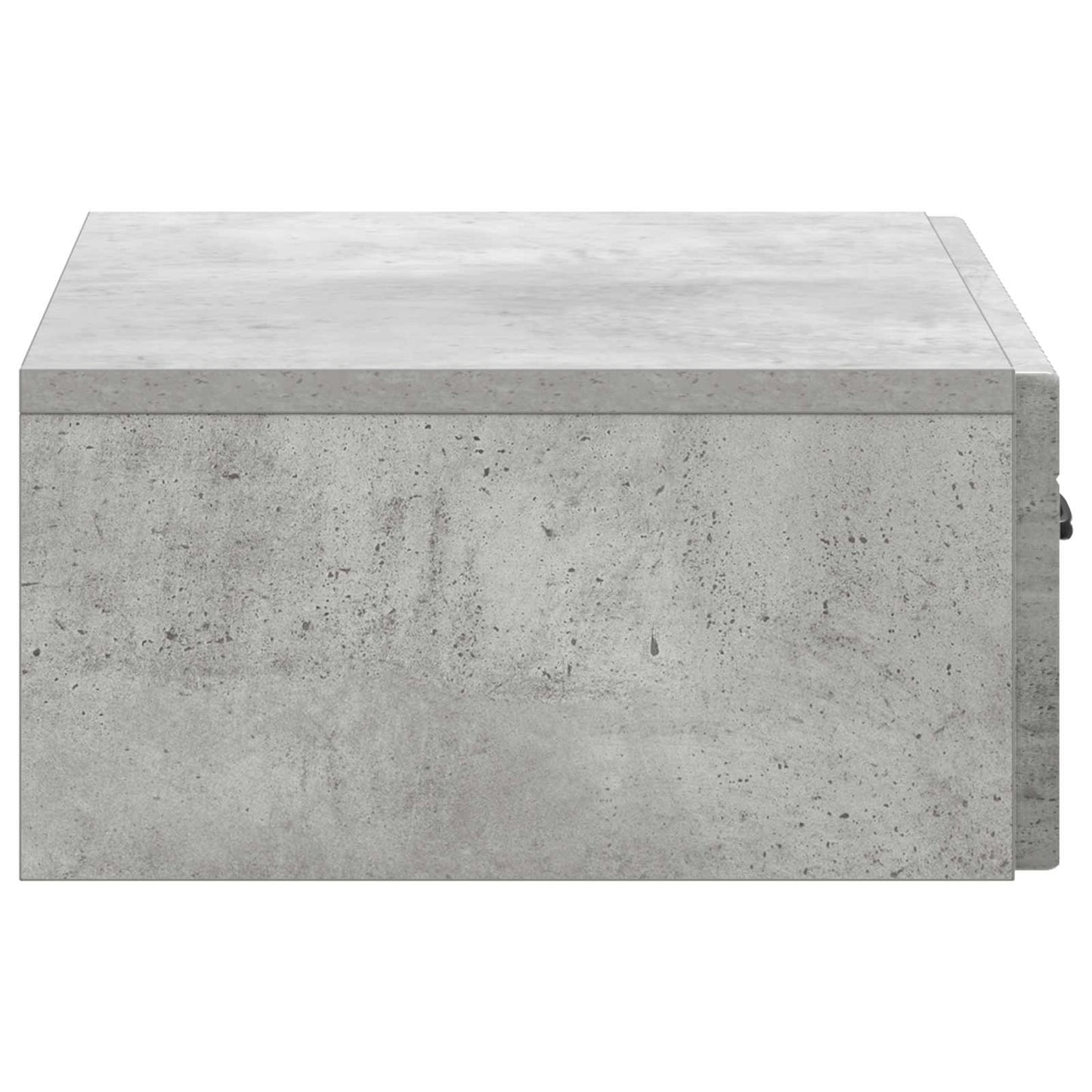 Tavolino da Parete Laterale Grigio Cemento 59 x 34,5 x 17 cm | homemem39