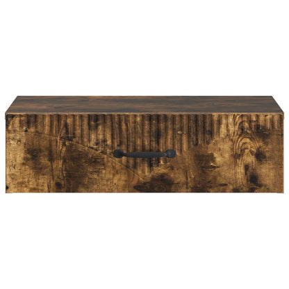 Tavolino da Parete Laterale Rovere Fumo 59 x 34,5 x 17 cm | homemem39