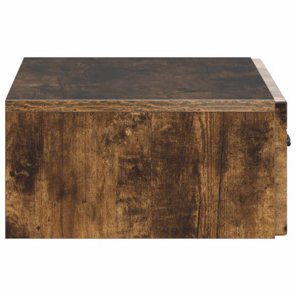 Tavolino da Parete Laterale Rovere Fumo 59 x 34,5 x 17 cm | homemem39
