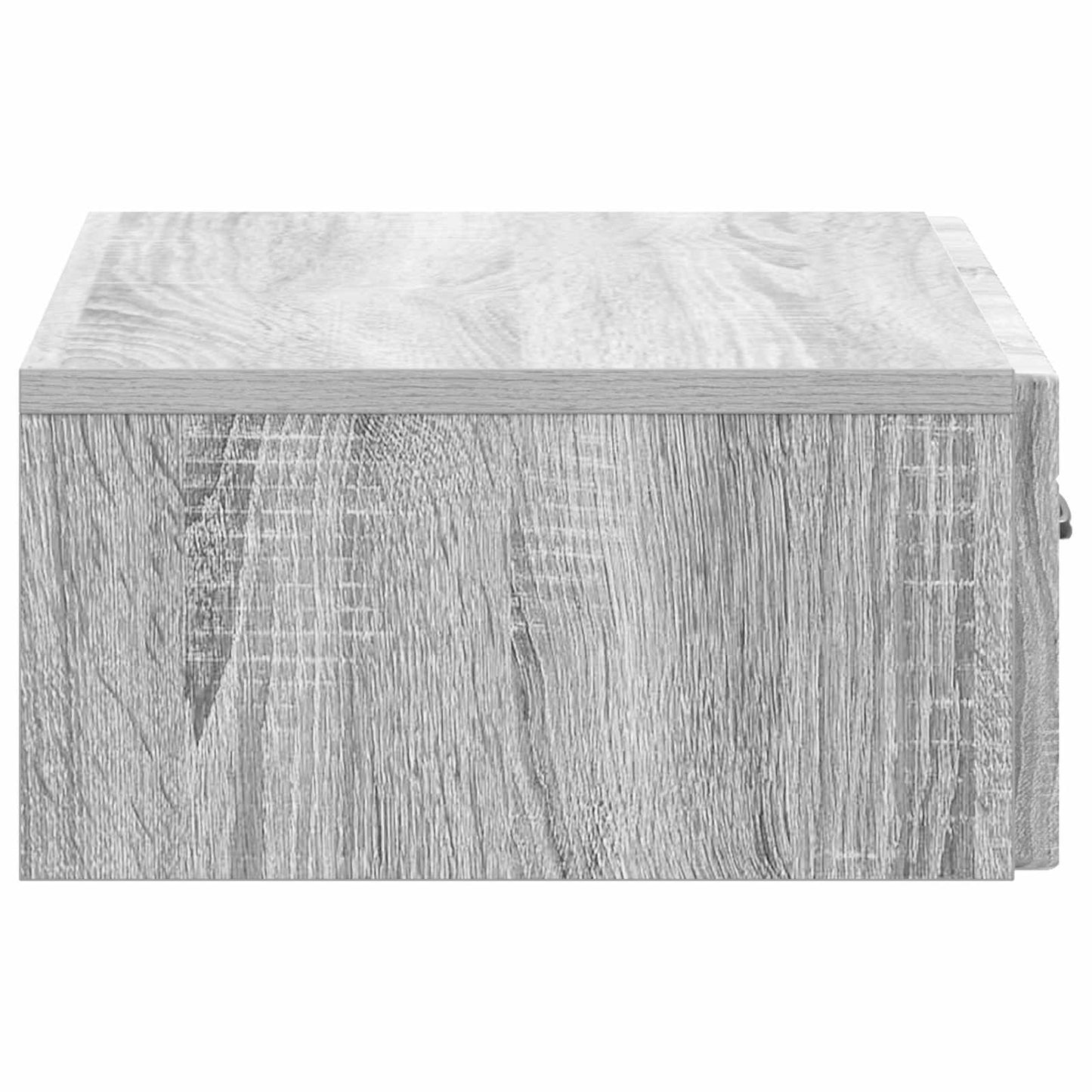 Tavolino da Parete Laterale Grigio Sonoma 59 x 34,5 x 17 cm | homemem39