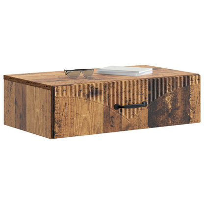 Tavolino da Parete Laterale Legno antico 59 x 34,5 x 17 cm | homemem39