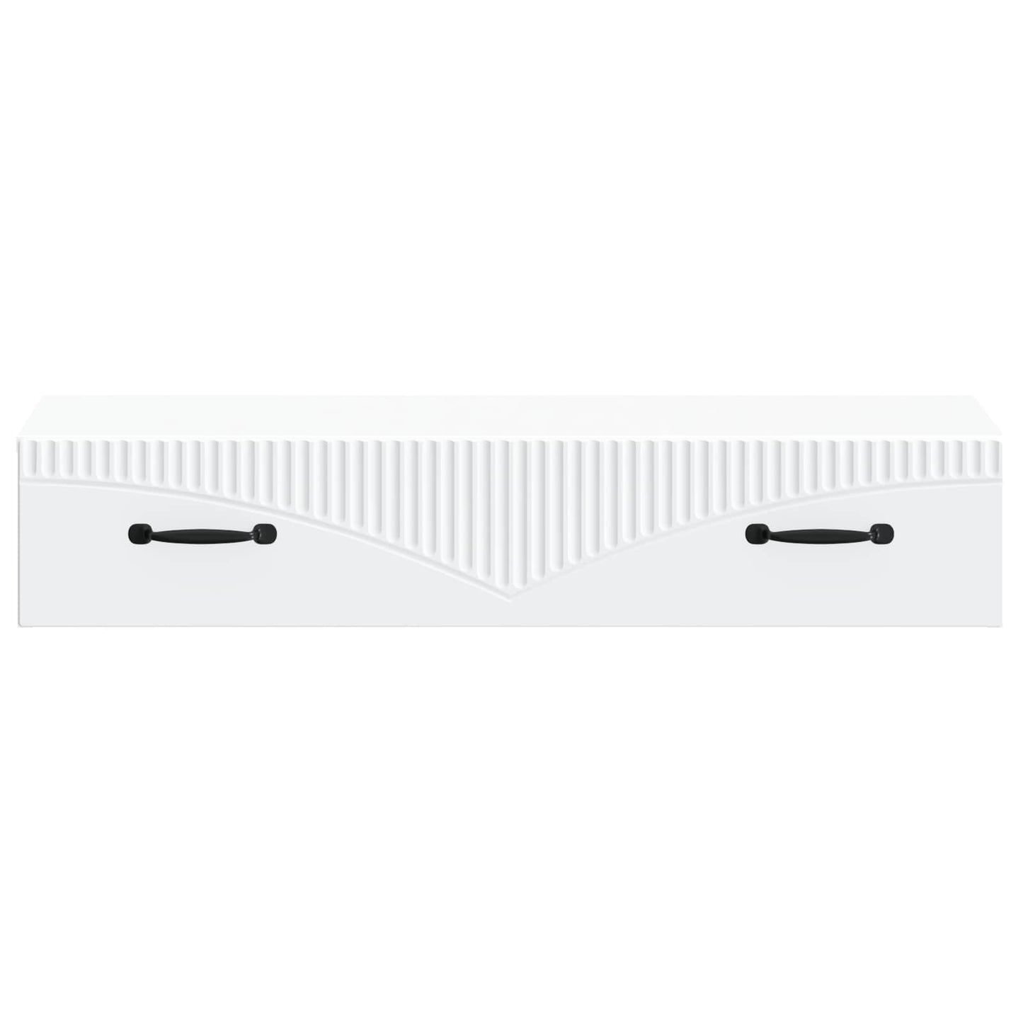 Tavolino da Parete Laterale Bianco 87,5 x 34,5 x 17 cm | homemem39