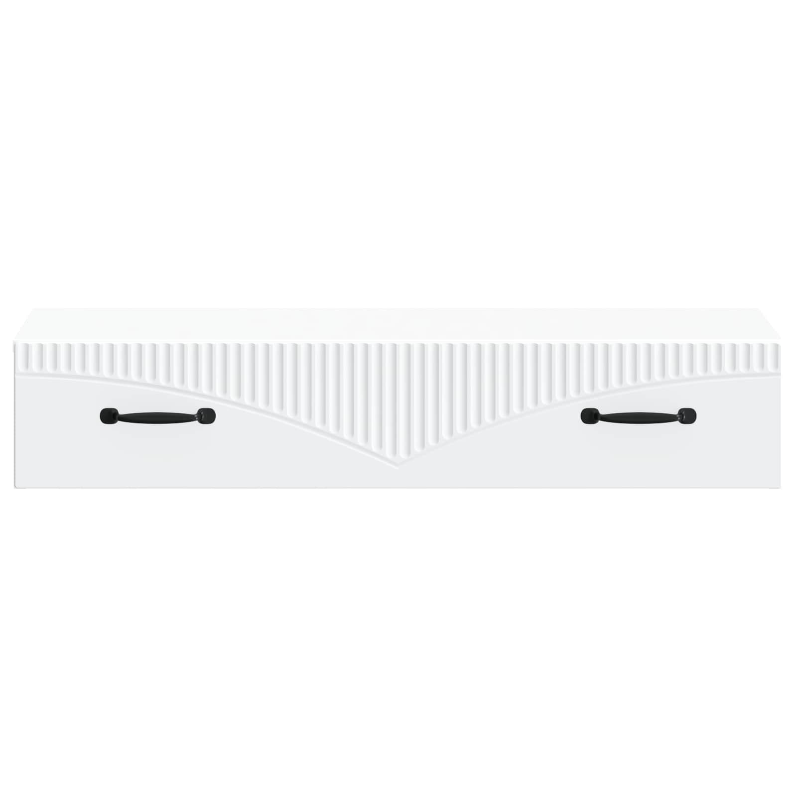 Tavolino da Parete Laterale Bianco 87,5 x 34,5 x 17 cm | homemem39