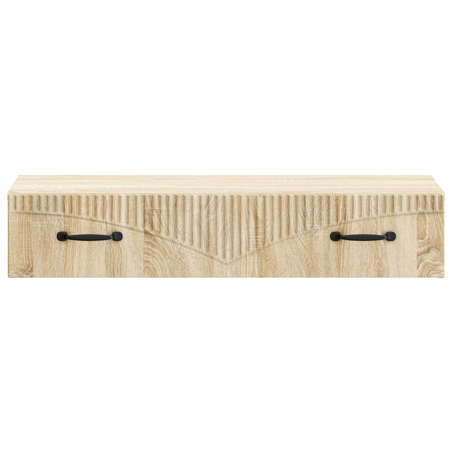 Tavolino da Parete Laterale Rovere Sonoma 87,5 x 34,5 x 17 cm