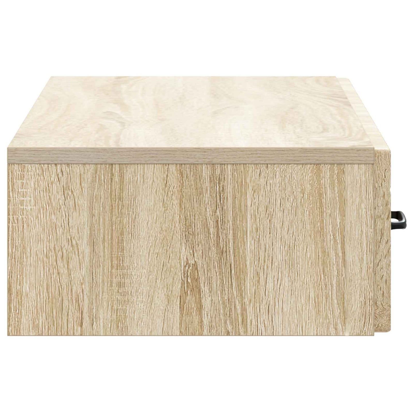 Tavolino da Parete Laterale Rovere Sonoma 87,5 x 34,5 x 17 cm