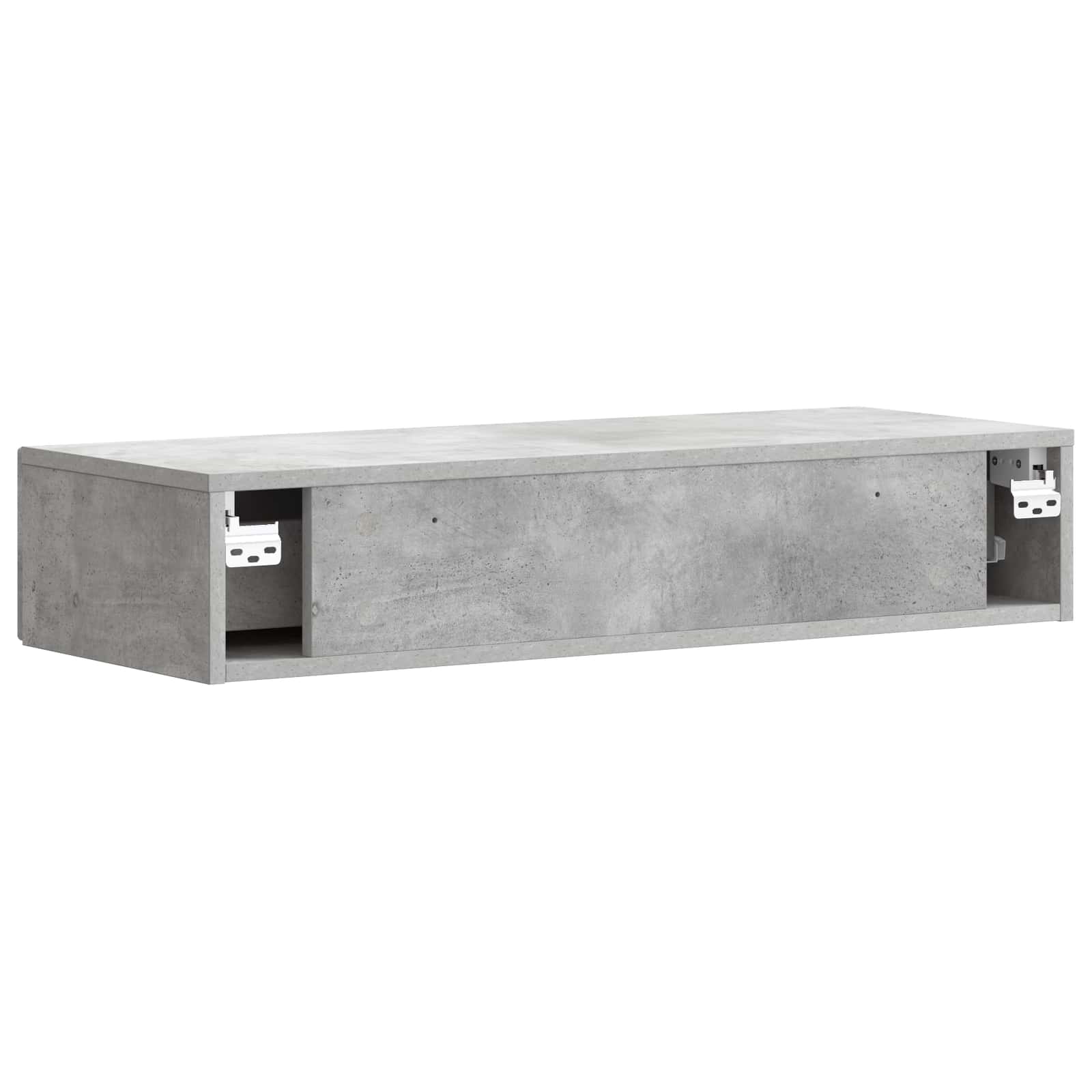 Tavolino da Parete Laterale Grigio Cemento 87,5 x 34,5 x 17 cm | homemem39
