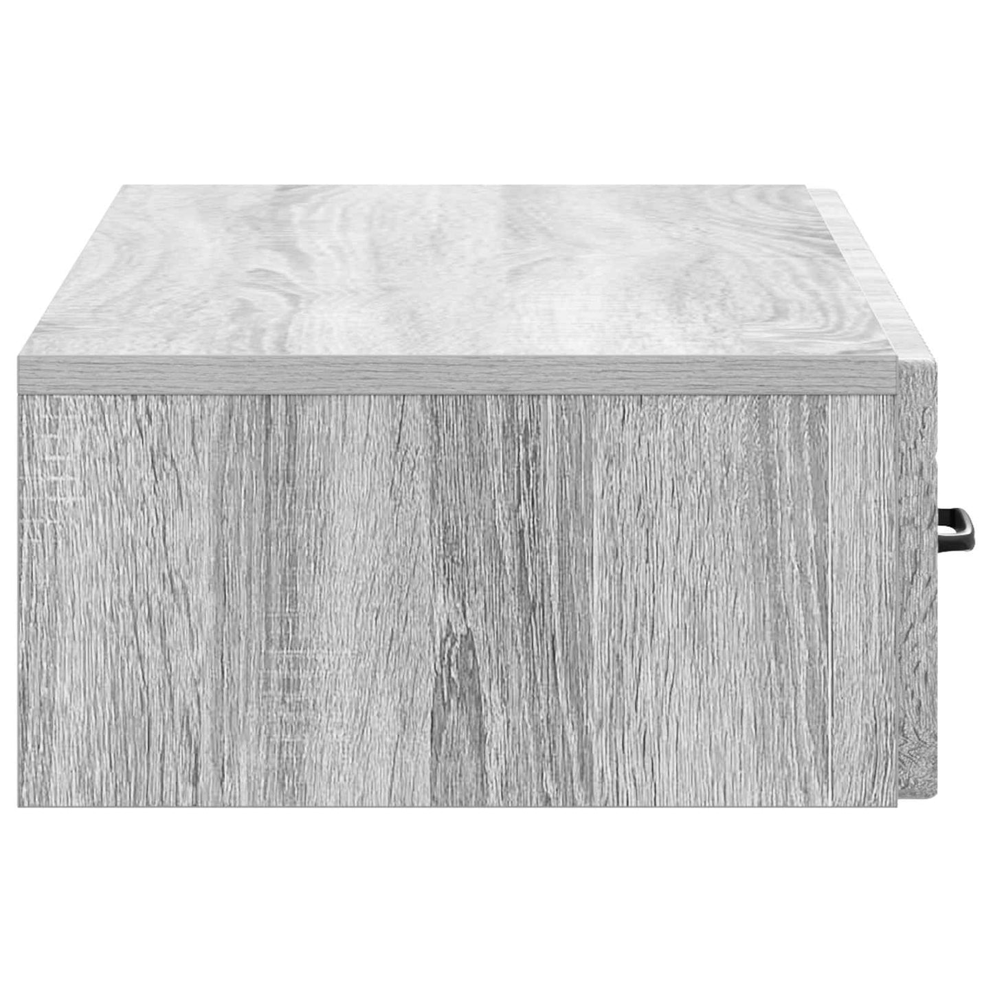 Tavolino da Parete Laterale Grigio Sonoma 87,5 x 34,5 x 17 cm | homemem39