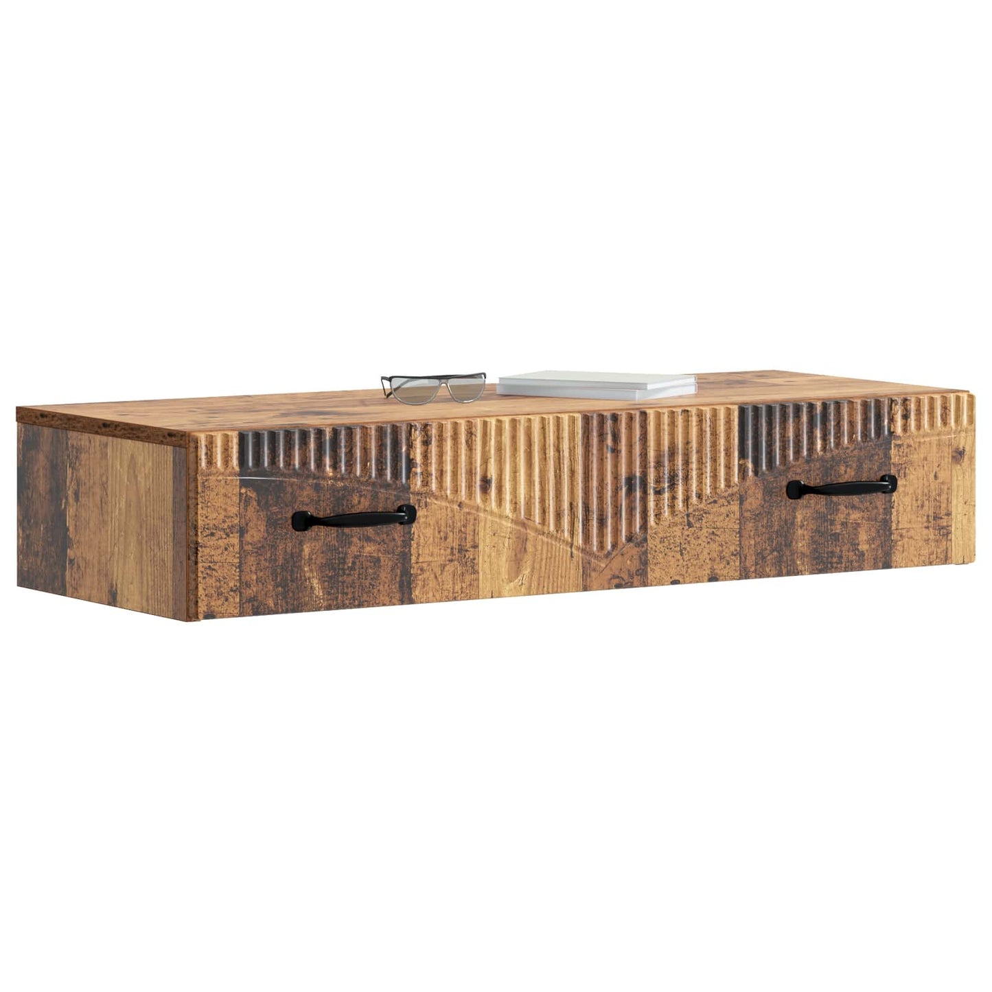 Tavolino da Parete Laterale Legno antico 87,5 x 34,5 x 17 cm
