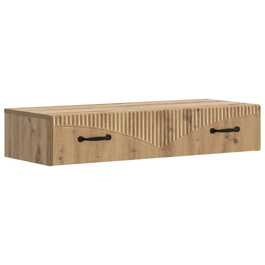 Tavolino da Parete Laterale Rovere Artigianale | homemem39