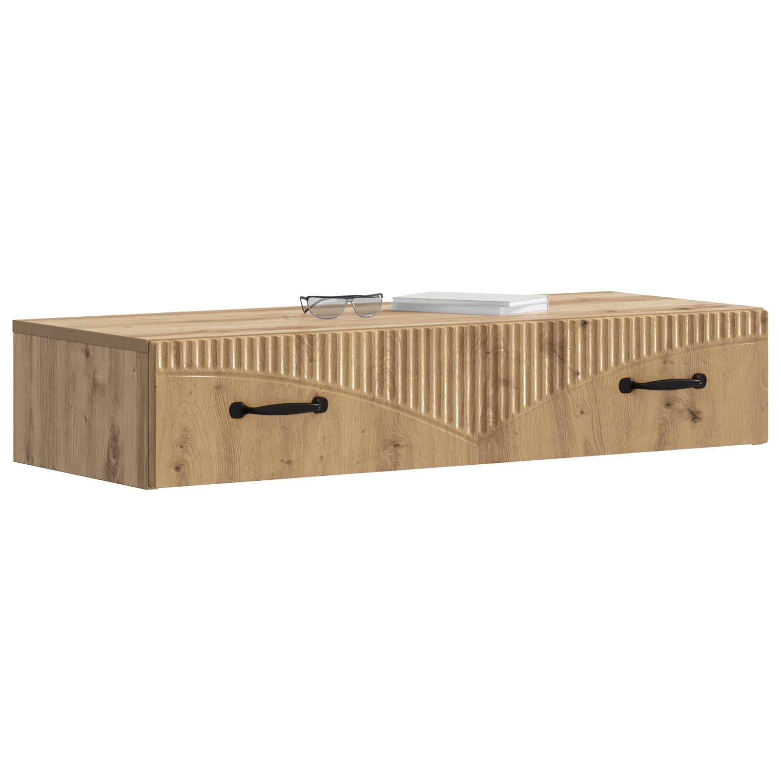 Tavolino da Parete Laterale Rovere Artigianale | homemem39