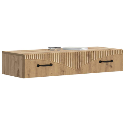Tavolino da Parete Laterale Rovere Artigianale | homemem39