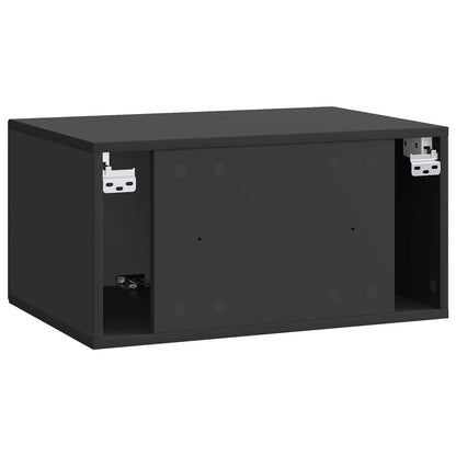 Mobile Porta TV da Muro Nero 59,5 x 41 x 30 cm | homemem39