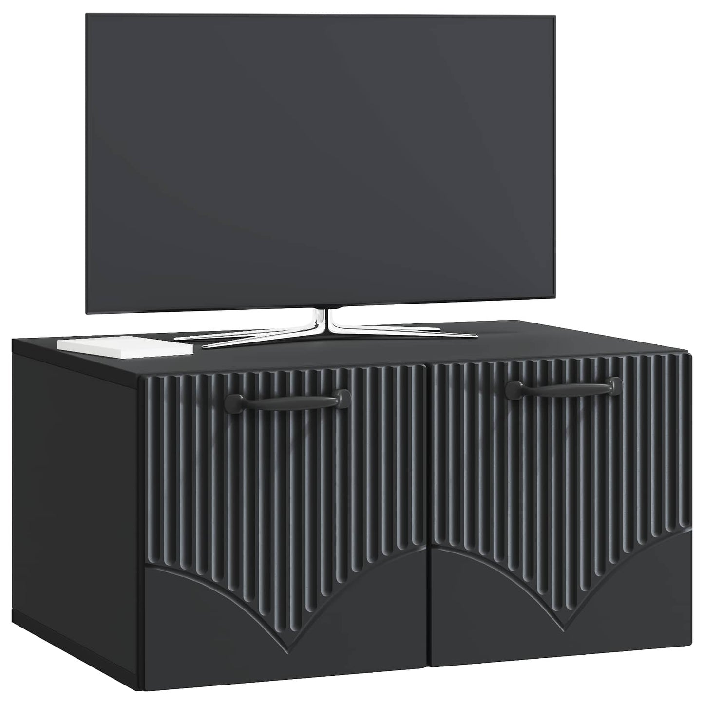 Mobile Porta TV da Muro Nero 59,5 x 41 x 30 cm