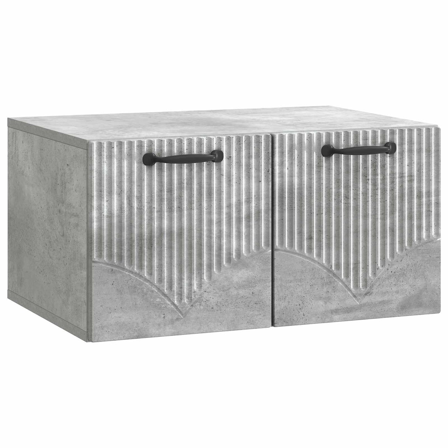 Mobile Porta TV da Muro Grigio Cemento 59,5 x 41 x 30 cm