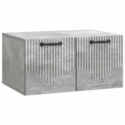 Mobile Porta TV da Muro Grigio Cemento 59,5 x 41 x 30 cm