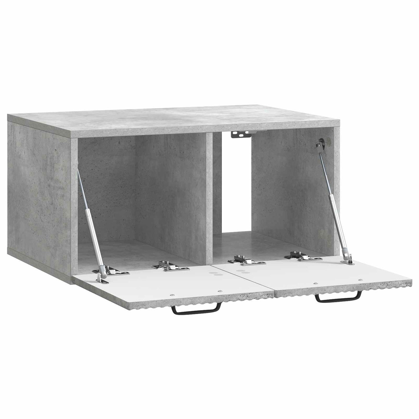 Mobile Porta TV da Muro Grigio Cemento 59,5 x 41 x 30 cm