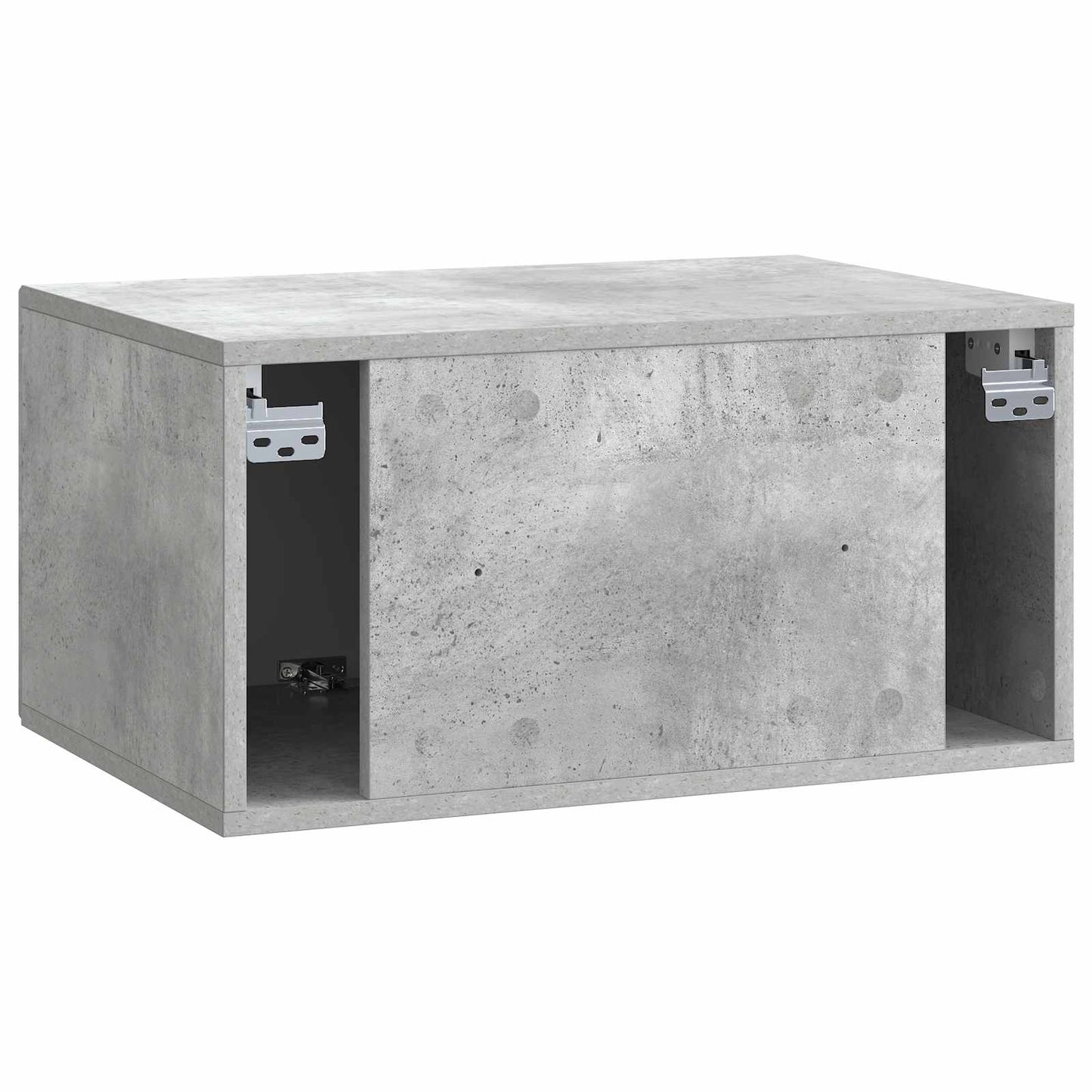Mobile Porta TV da Muro Grigio Cemento 59,5 x 41 x 30 cm