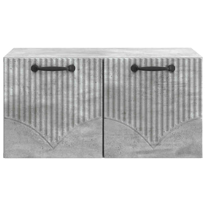 Mobile Porta TV da Muro Grigio Cemento 59,5 x 41 x 30 cm