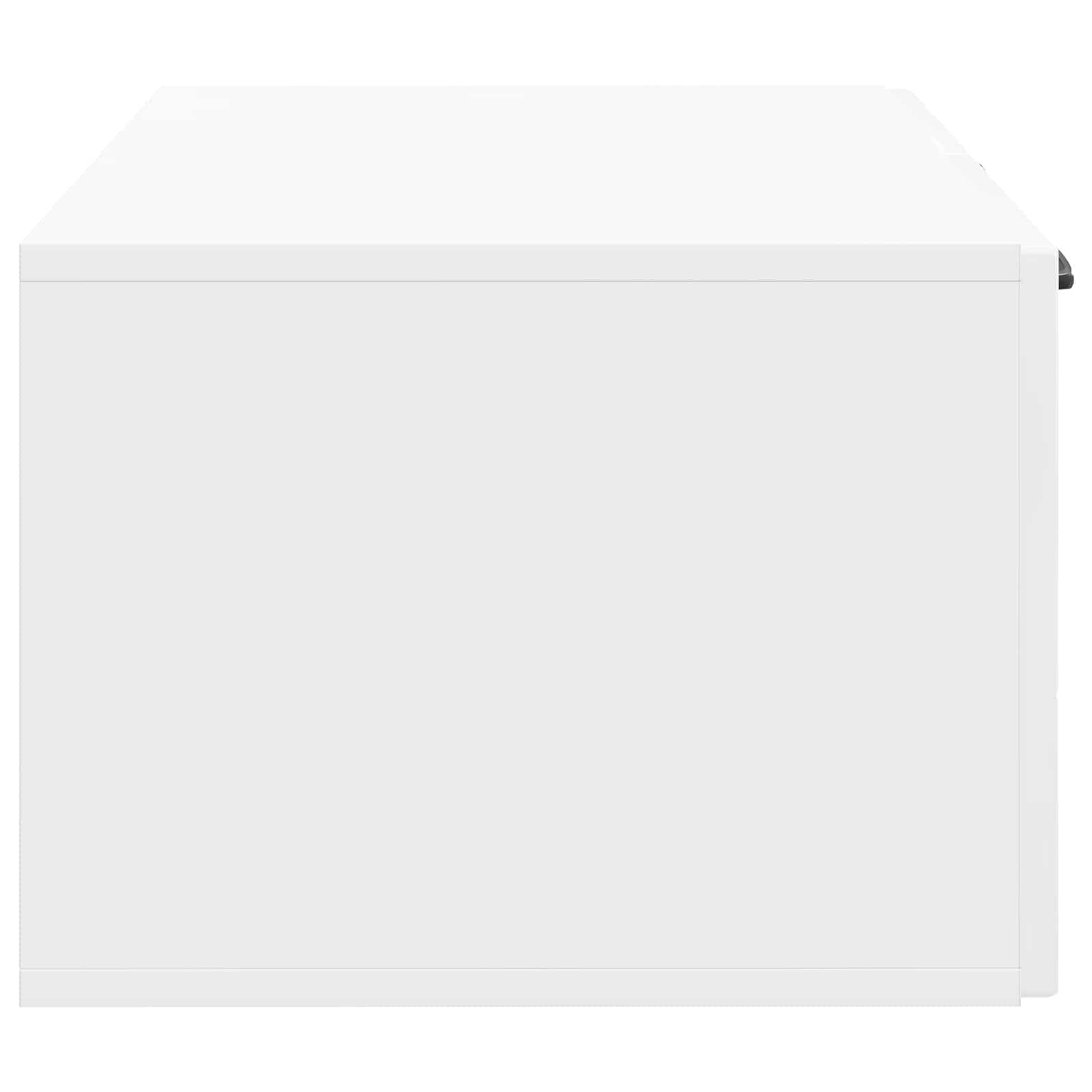 Mobile Porta TV da Muro Bianco Lucido 59,5 x 41 x 30 cm | homemem39