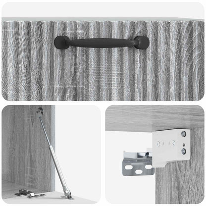 Mobile Porta TV da Muro Grigio Sonoma 59,5 x 41 x 30 cm | homemem39