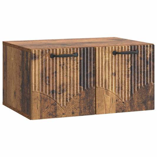 Mobile Porta TV da Muro Legno antico 59,5 x 41 x 30 cm