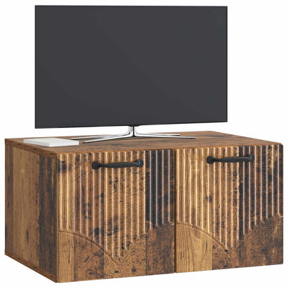 Mobile Porta TV da Muro Legno antico 59,5 x 41 x 30 cm