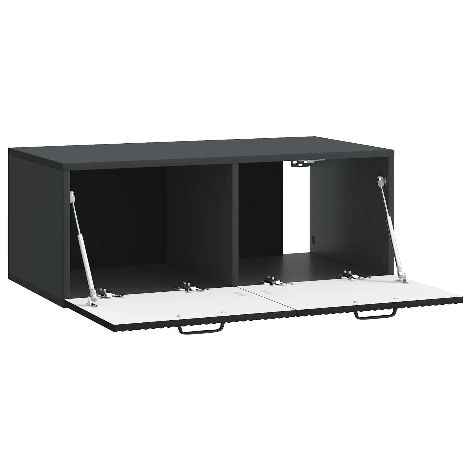 Mobile Porta TV da Muro Nero 78,5 x 41 x 30 cm | homemem39