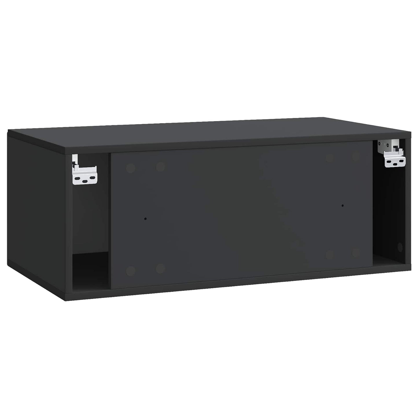 Mobile Porta TV da Muro Nero 78,5 x 41 x 30 cm | homemem39