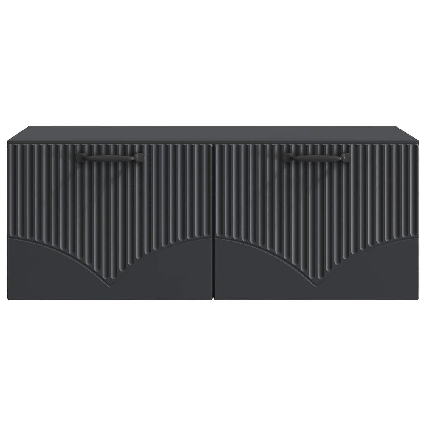 Mobile Porta TV da Muro Nero 78,5 x 41 x 30 cm | homemem39