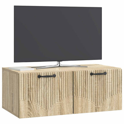 Mobile Porta TV da Muro Rovere Sonoma 78,5 x 41 x 30 cm | homemem39