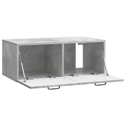 Mobile Porta TV da Muro Grigio Cemento 78,5 x 41 x 30 cm