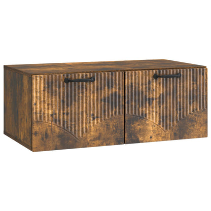 Mobile Porta TV da Muro Rovere Fumo 78,5 x 41 x 30 cm | homemem39