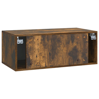 Mobile Porta TV da Muro Rovere Fumo 78,5 x 41 x 30 cm