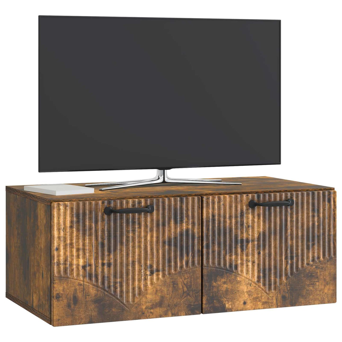 Mobile Porta TV da Muro Rovere Fumo 78,5 x 41 x 30 cm | homemem39