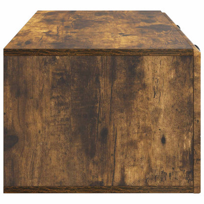Mobile Porta TV da Muro Rovere Fumo 78,5 x 41 x 30 cm