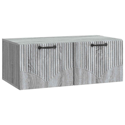 Mobile Porta TV da Muro Grigio Sonoma 78,5 x 41 x 30 cm | homemem39