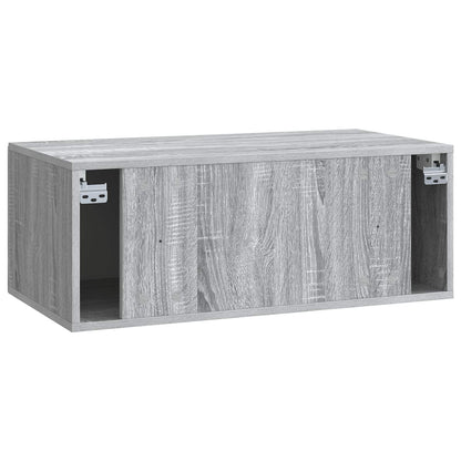 Mobile Porta TV da Muro Grigio Sonoma 78,5 x 41 x 30 cm