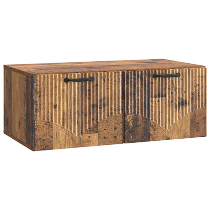 Mobile Porta TV da Muro Legno antico 78,5 x 41 x 30 cm