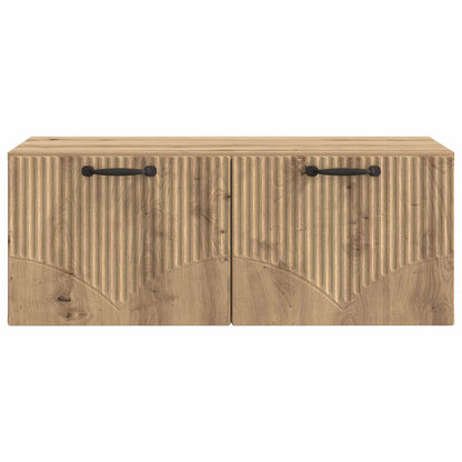 Mobile Porta TV da Muro Rovere Artigianale 78,5 x 41 x 30 cm