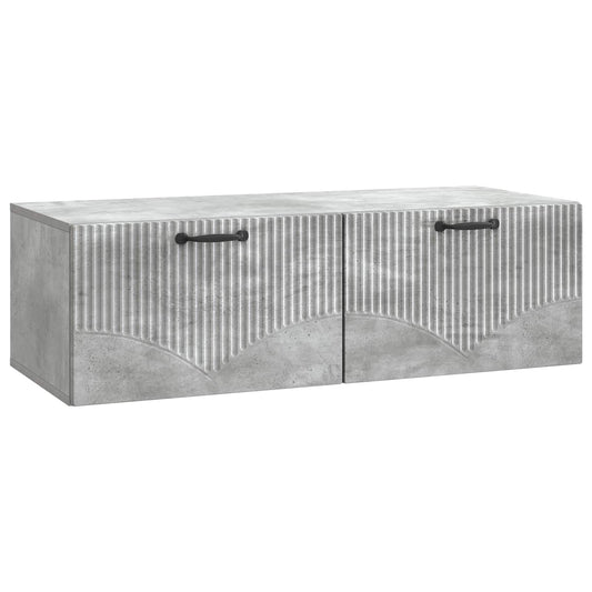 Mobile Porta TV da Muro Grigio Cemento 98 x 41 x 30 cm | homemem39