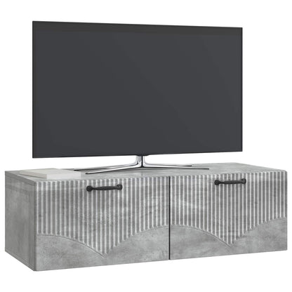 Mobile Porta TV da Muro Grigio Cemento 98 x 41 x 30 cm | homemem39