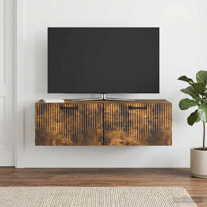 Mobile Porta TV da Muro Rovere Fumo 98 x 41 x 30 cm