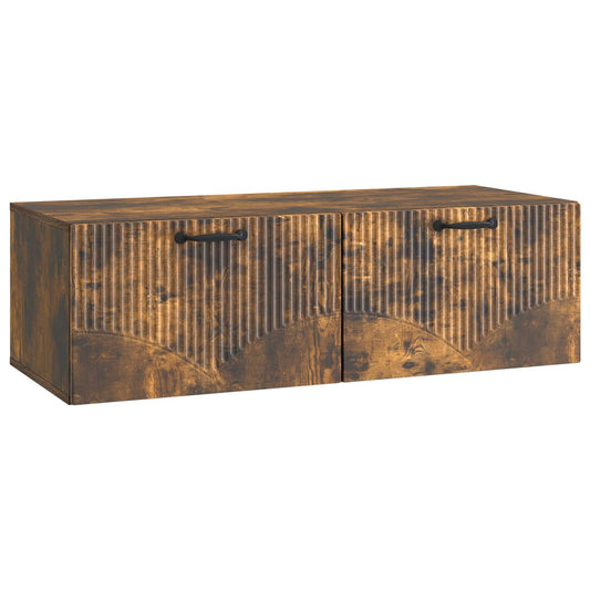 Mobile Porta TV da Muro Rovere Fumo 98 x 41 x 30 cm