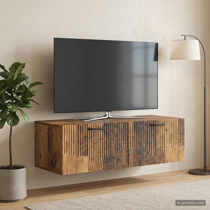 Mobile Porta TV da Muro Legno antico 98 x 41 x 30 cm