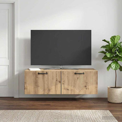 Mobile Porta TV da Muro Rovere Artigianale 98 x 41 x 30 cm