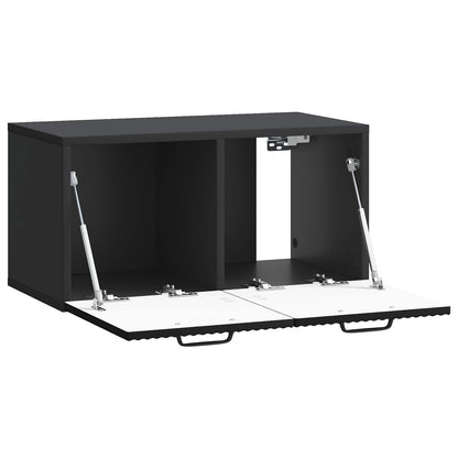 Mobile Porta TV da Muro Nero 59,5 x 31 x 30 cm | homemem39
