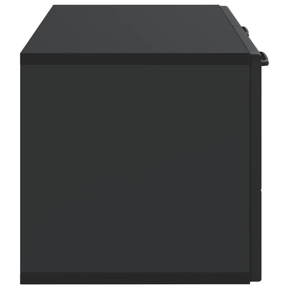 Mobile Porta TV da Muro Nero 59,5 x 31 x 30 cm | homemem39