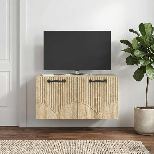Mobile Porta TV da Muro Rovere Sonoma 59,5 x 31 x 30 cm - homemem39
