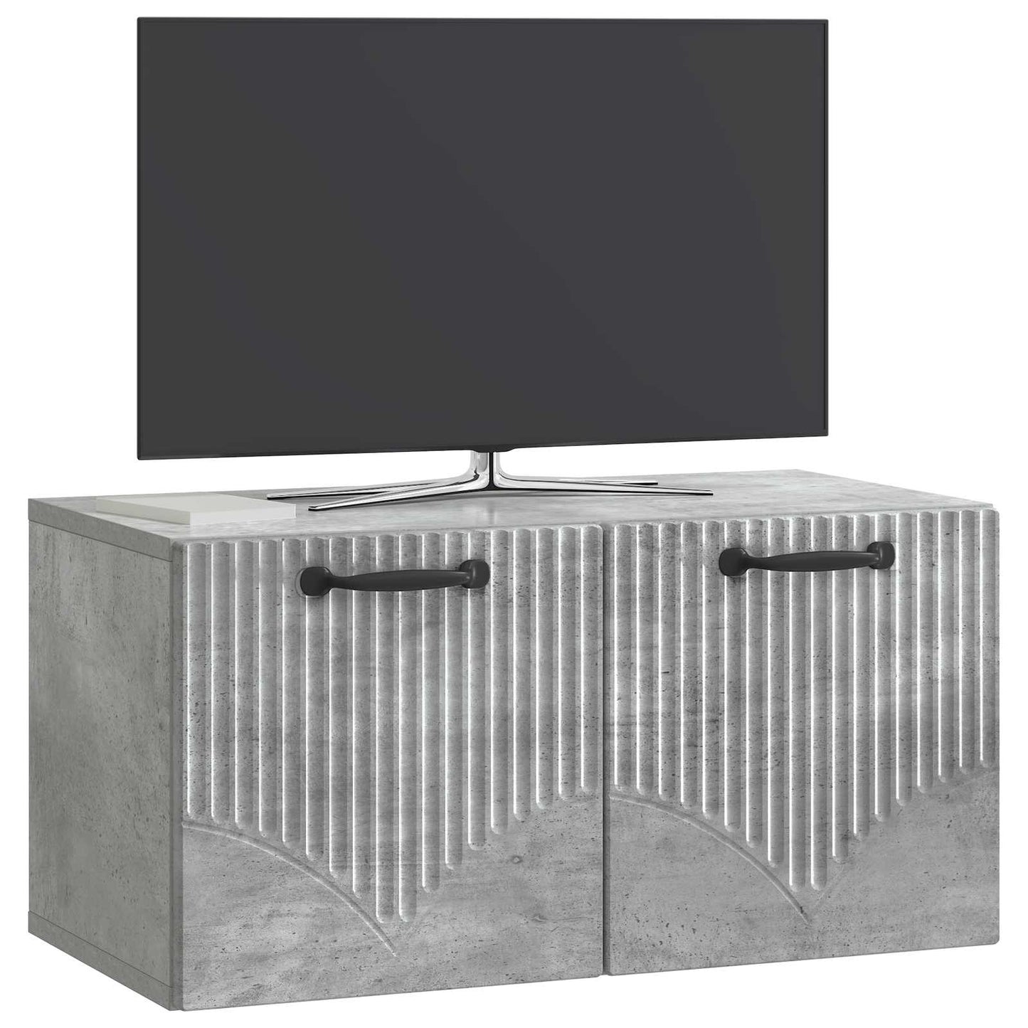 Mobile Porta TV da Muro Grigio Cemento 59,5 x 31 x 30 cm