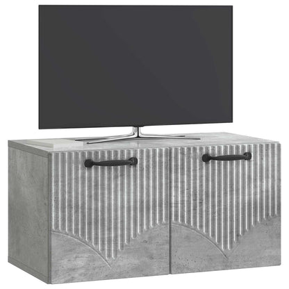 Mobile Porta TV da Muro Grigio Cemento 59,5 x 31 x 30 cm